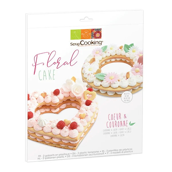 Kit Floral cake - CĆur et Couronne Scrapcooking - Image 3