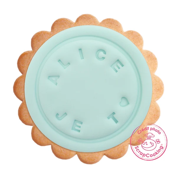 Tampon Ă messages pour biscuits Scrapcooking - Image 3