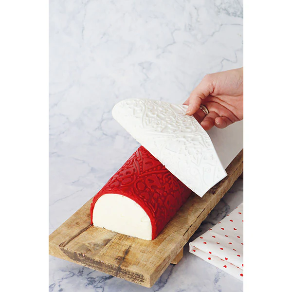 Tapis 3D en silicone à empreinte pour décoration de bûche  Scrapcooking - Image 2
