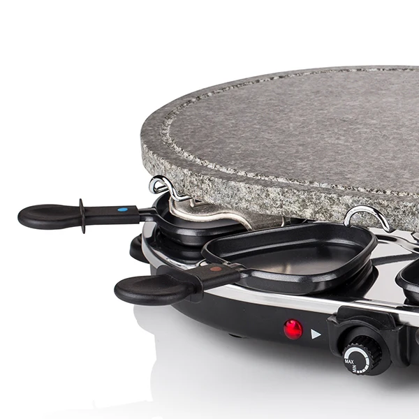 Set appareils Ă raclette avec pierre Ă cuire et Ă fondue 8 personnes Princess - Image 3