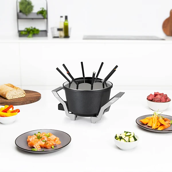 Set appareils Ă raclette avec pierre Ă cuire et Ă fondue 8 personnes Princess - Image 5