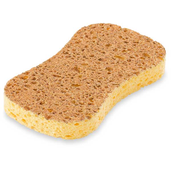 Lot poêle revêtement Dur comme la pierre 20 cm et 2 éponges végétales Mathon - Image 3