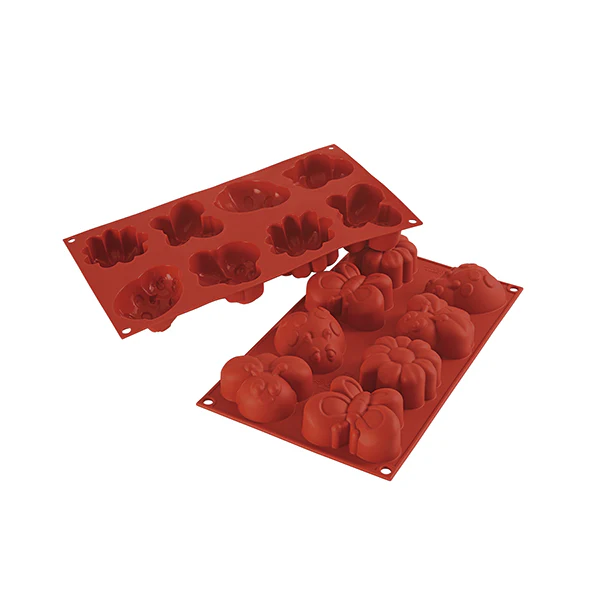 1 Moule silicone Printemps 8 décors avec cadre rigide Silikomart - Image 2