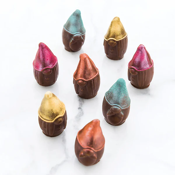 Moule 3D chocolat Mr and Mrs Brown en silicone Silikomart - Image 5