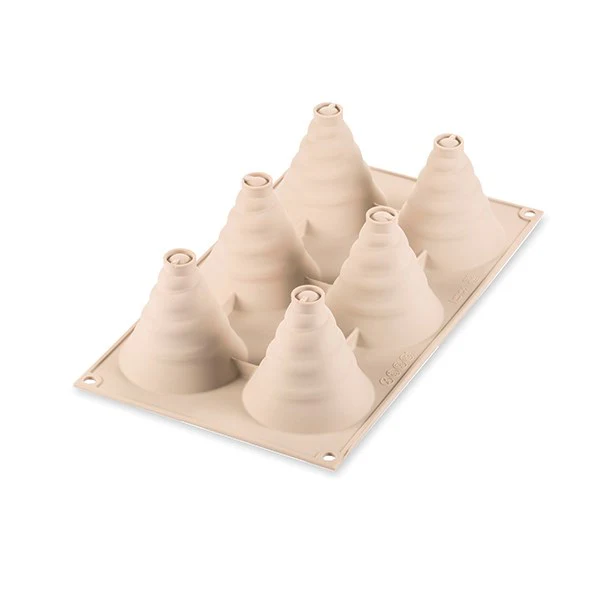 Moule 3D sapin Soffice Incanto silicone platinium Silikomart - Image 2