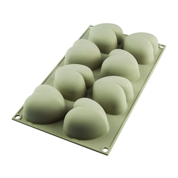 Moule en silicone Cuoricino 8 cœurs Silikomart - Image 3