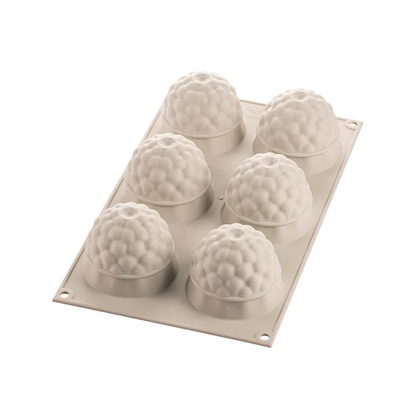 Moule silicone 3D 6 mini gâteaux fruits des bois Silikomart - Image 6