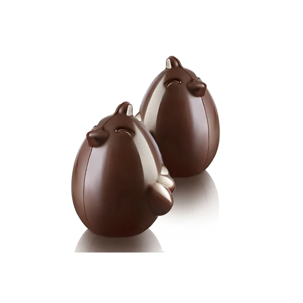Set de 2 moules Chocolat Poussin de Pâques Paul Cino Silikomart - Image 3