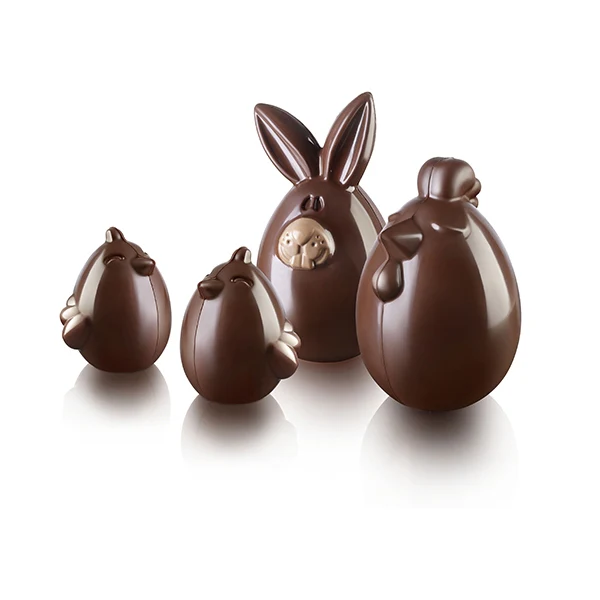 Set de 2 moules Chocolat Poussin de Pâques Paul Cino Silikomart - Image 5