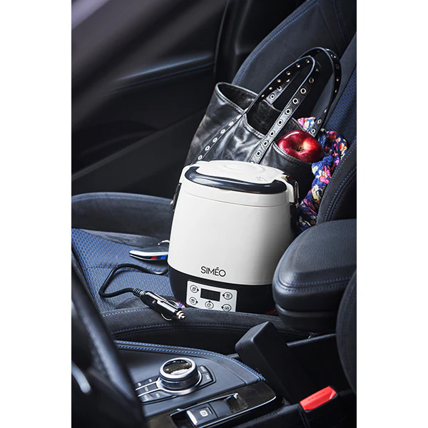 Lunch box électrique programmable 1,5 L 300 W blanc et noir Simeo - Image 5