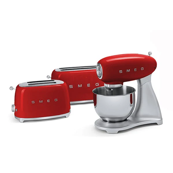Grille-pain 4 tranches rouge 1500 W TSF02RDEU Smeg - Image 4
