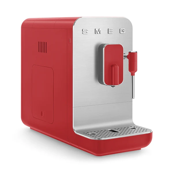 Machine à café avec broyeur et buse vapeur 1350 W BCC02RDMEU rouge Smeg - Image 4