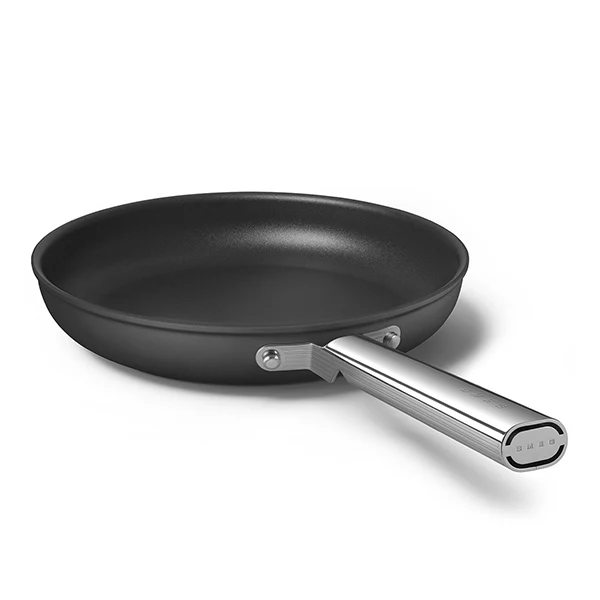 Poêle aluminium antiadhésive 28 cm noir mat Smeg - Image 3
