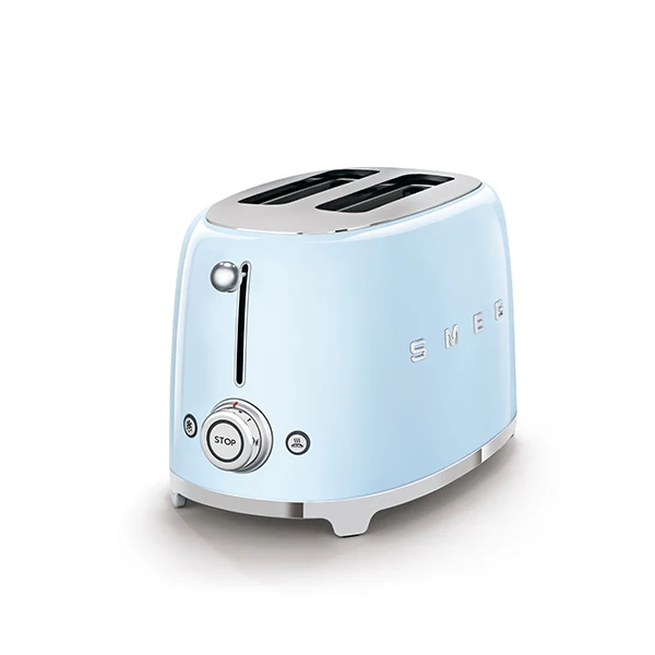Toaster 2 tranches bleu azur 950 W TSF01PBEU Smeg - Image 3