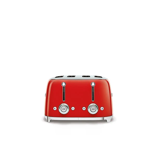 Toaster 4 fentes rouge 2000 W TSF03RDEU Smeg - Image 2