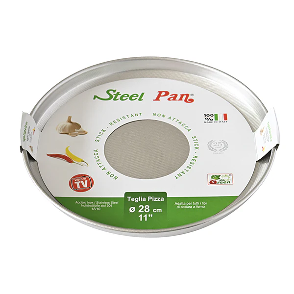 Moule à tarte inox bord droit 28 cm Steel Pan - Image 3