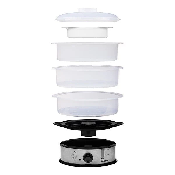 Cuiseur vapeur électrique 3 niveaux 1200 W VS-3914 Tristar - Image 3