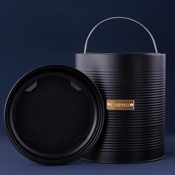 Seau Ă compost 2,5 L noir Typhoon - Image 2