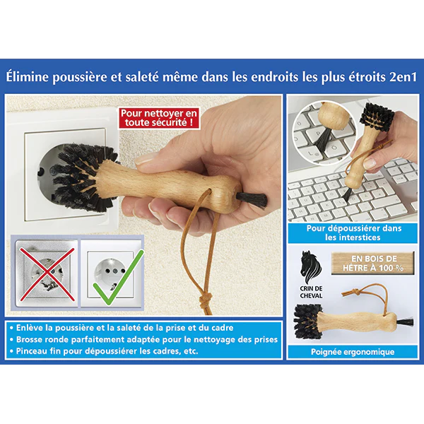 Brosse de nettoyage pour prise en crin de cheval Wenko by Maximex - Image 6