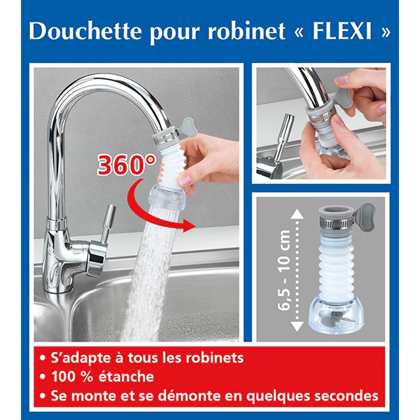 Douchette pour robinet d’évier et lavabo Flexi Wenko by Maximex - Image 4