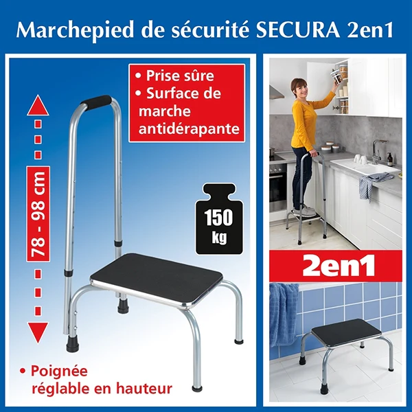 Marchepied de sécurité Secura 2 en 1 Wenko by Maximex - Image 4