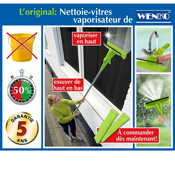 Nettoie-vitres vaporisateur Wenko by Maximex - Image 6