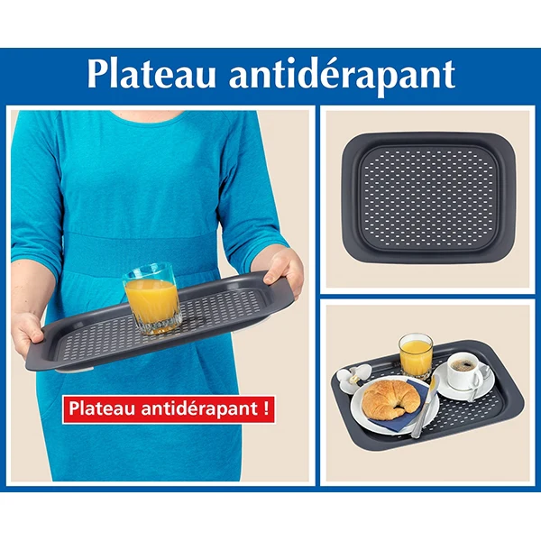 Plateau de service antidérapant 41,5 cm Wenko by Maximex - Image 4
