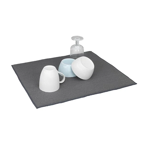Tapis égouttoir microfibres gris Wenko by Maximex